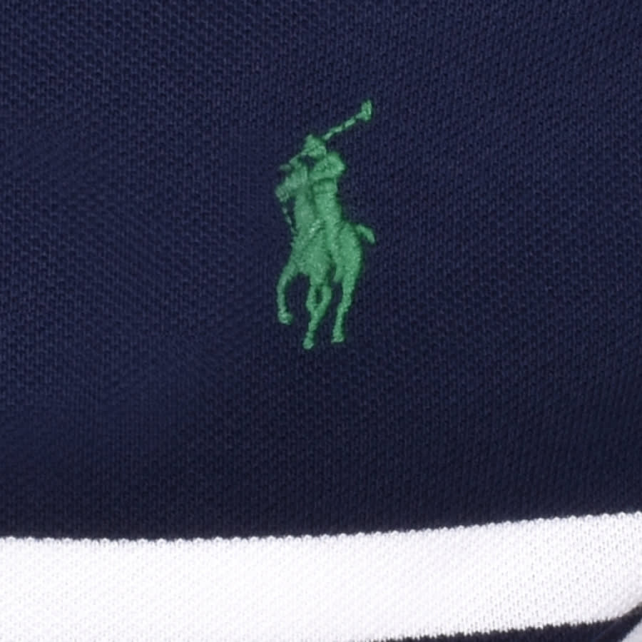 Alternative Image for ProductRalph Lauren Custom Slim Polo T Shirt Navy3